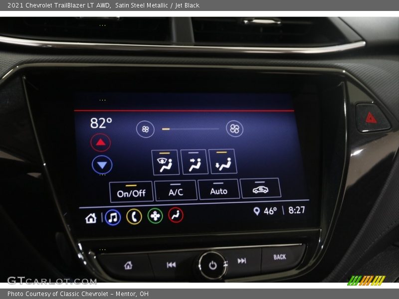 Satin Steel Metallic / Jet Black 2021 Chevrolet TrailBlazer LT AWD