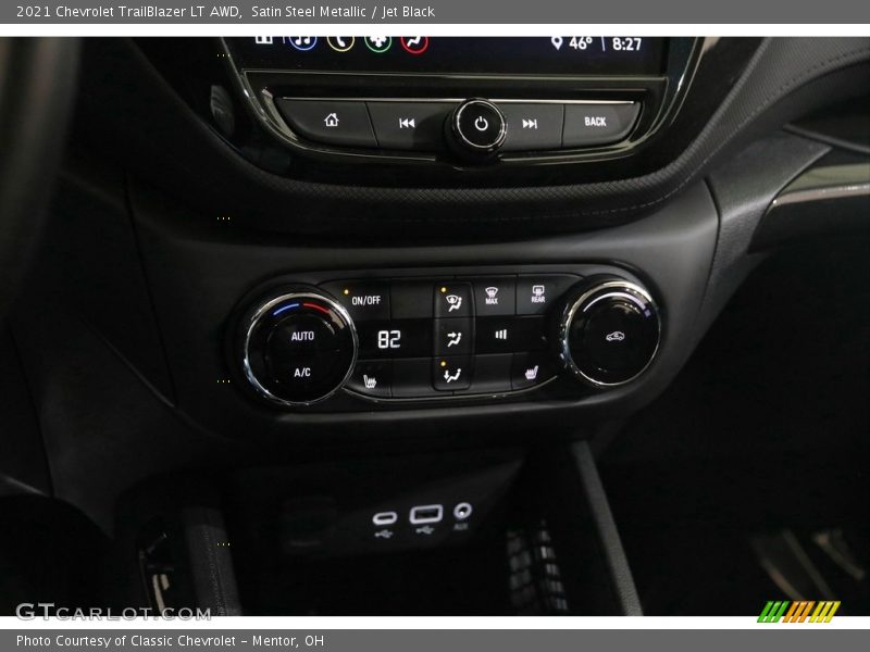 Satin Steel Metallic / Jet Black 2021 Chevrolet TrailBlazer LT AWD