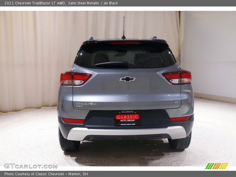Satin Steel Metallic / Jet Black 2021 Chevrolet TrailBlazer LT AWD