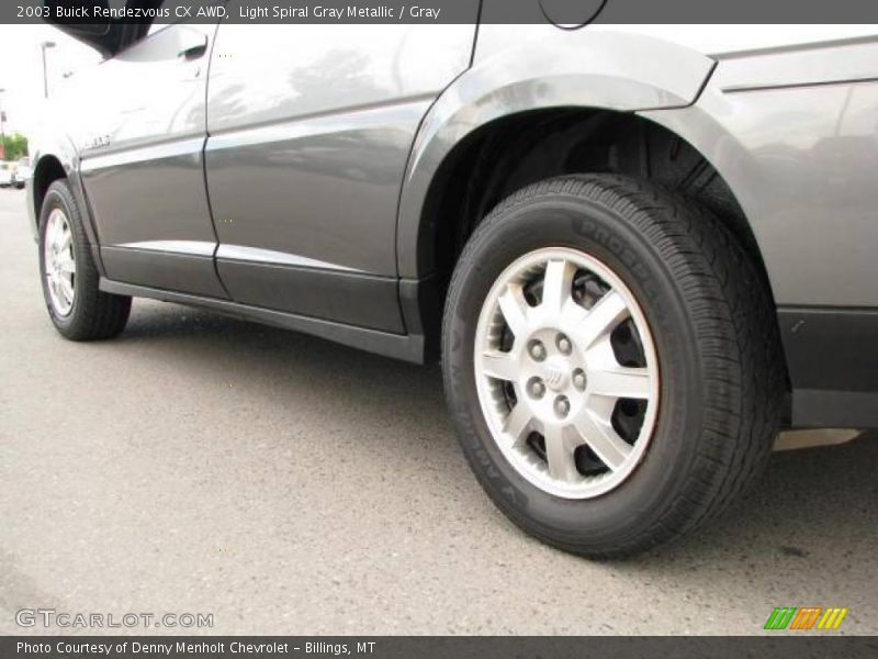 Light Spiral Gray Metallic / Gray 2003 Buick Rendezvous CX AWD