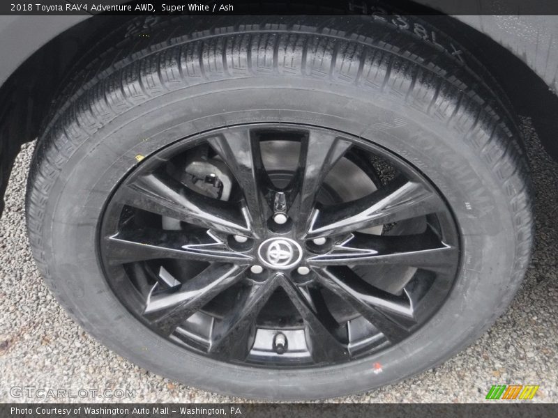 Super White / Ash 2018 Toyota RAV4 Adventure AWD