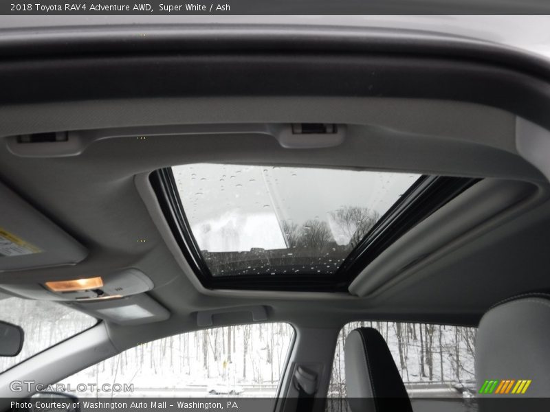 Super White / Ash 2018 Toyota RAV4 Adventure AWD