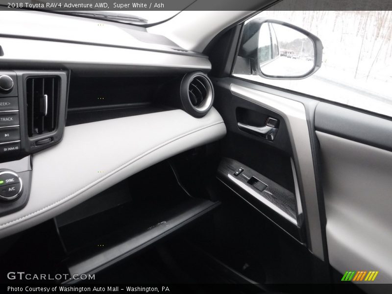 Super White / Ash 2018 Toyota RAV4 Adventure AWD