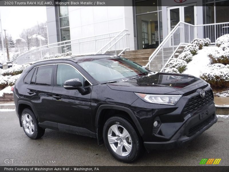 Midnight Black Metallic / Black 2020 Toyota RAV4 XLE AWD