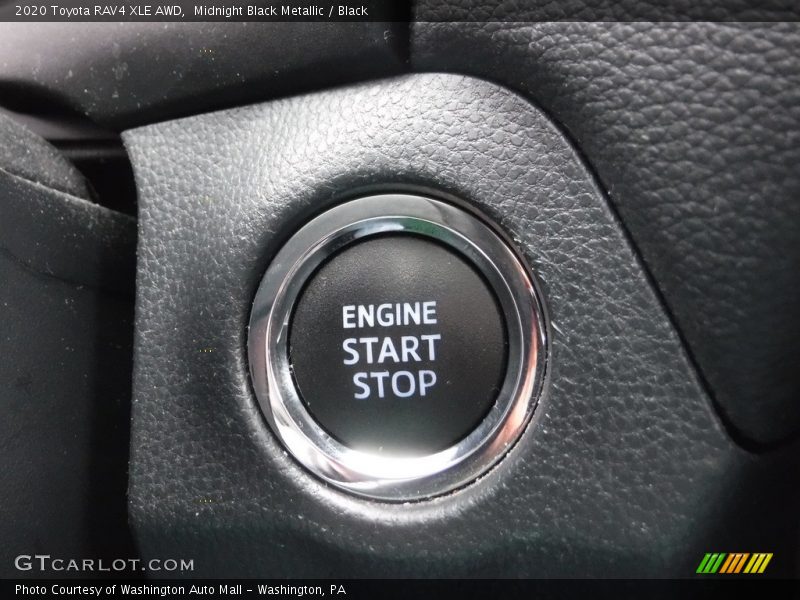Midnight Black Metallic / Black 2020 Toyota RAV4 XLE AWD