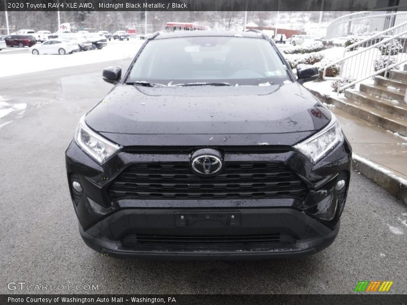 Midnight Black Metallic / Black 2020 Toyota RAV4 XLE AWD