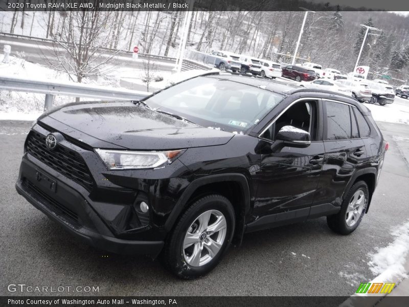 Midnight Black Metallic / Black 2020 Toyota RAV4 XLE AWD
