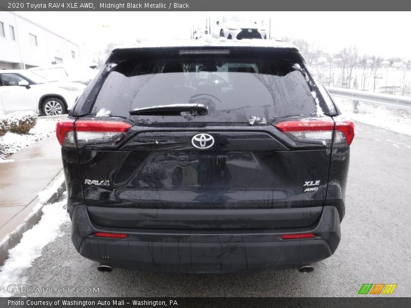 Midnight Black Metallic / Black 2020 Toyota RAV4 XLE AWD