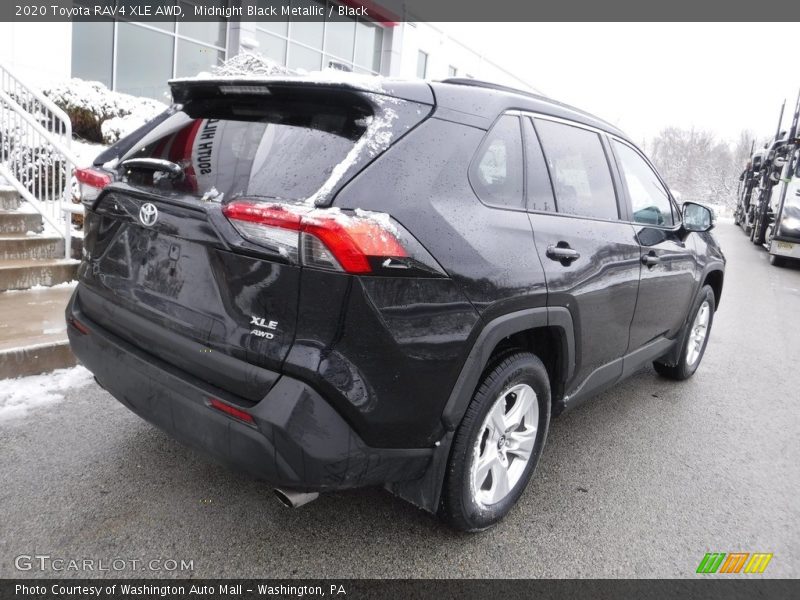 Midnight Black Metallic / Black 2020 Toyota RAV4 XLE AWD