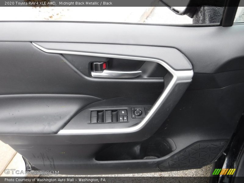 Midnight Black Metallic / Black 2020 Toyota RAV4 XLE AWD