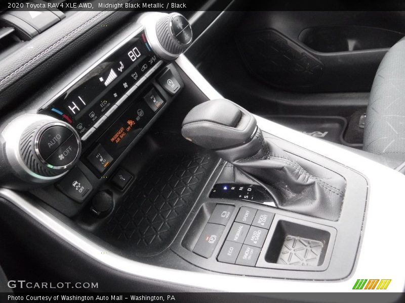 Midnight Black Metallic / Black 2020 Toyota RAV4 XLE AWD