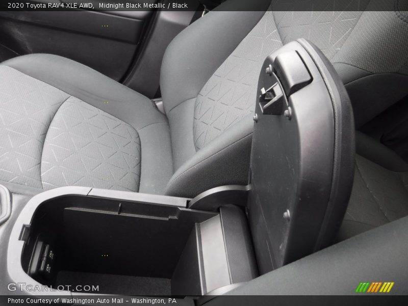Midnight Black Metallic / Black 2020 Toyota RAV4 XLE AWD