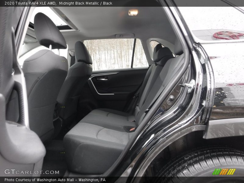 Midnight Black Metallic / Black 2020 Toyota RAV4 XLE AWD