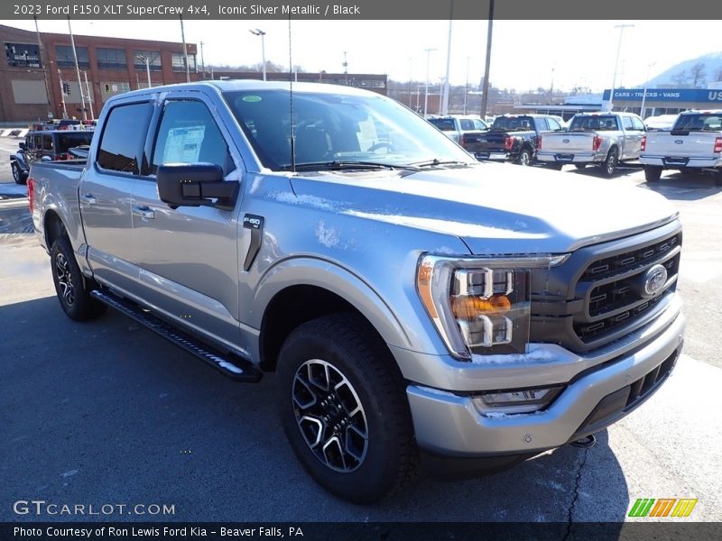 Iconic Silver Metallic / Black 2023 Ford F150 XLT SuperCrew 4x4