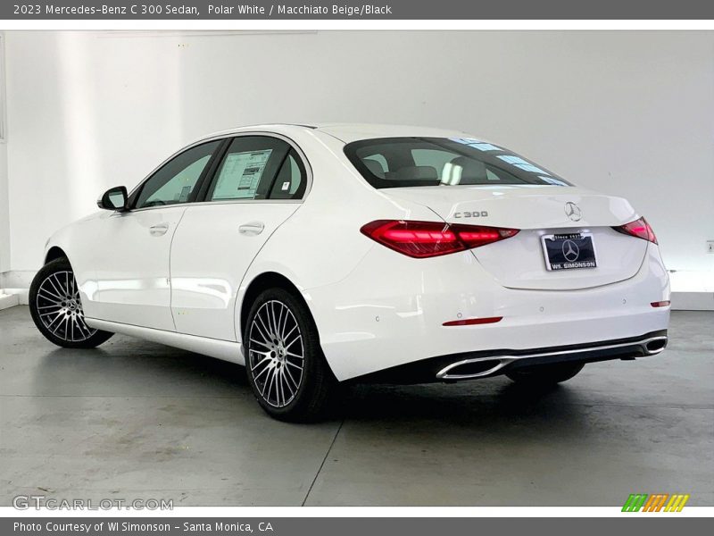 Polar White / Macchiato Beige/Black 2023 Mercedes-Benz C 300 Sedan