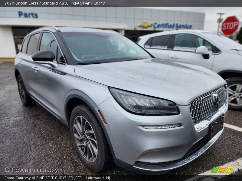 Ingot Silver / Ebony 2020 Lincoln Corsair Standard AWD