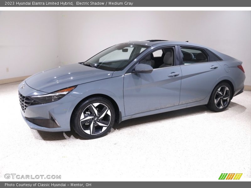 Electric Shadow / Medium Gray 2023 Hyundai Elantra Limited Hybrid