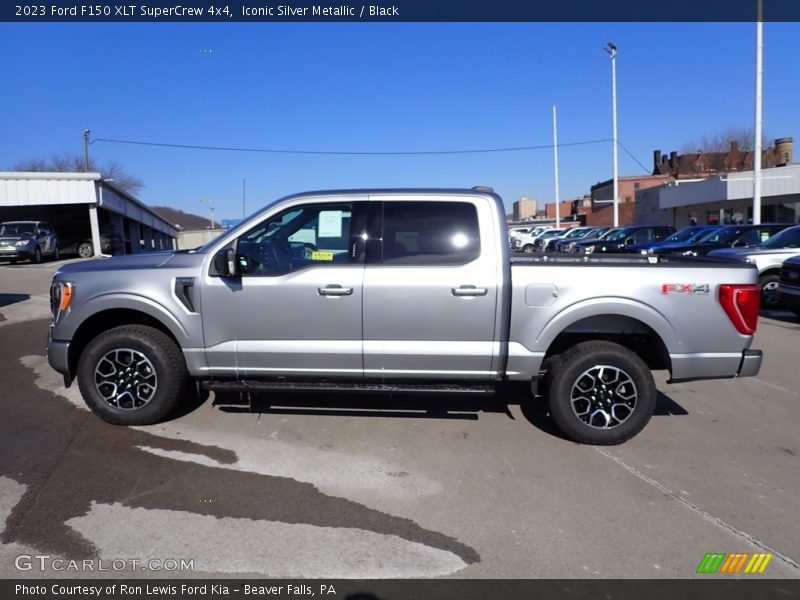 Iconic Silver Metallic / Black 2023 Ford F150 XLT SuperCrew 4x4