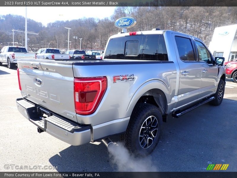 Iconic Silver Metallic / Black 2023 Ford F150 XLT SuperCrew 4x4