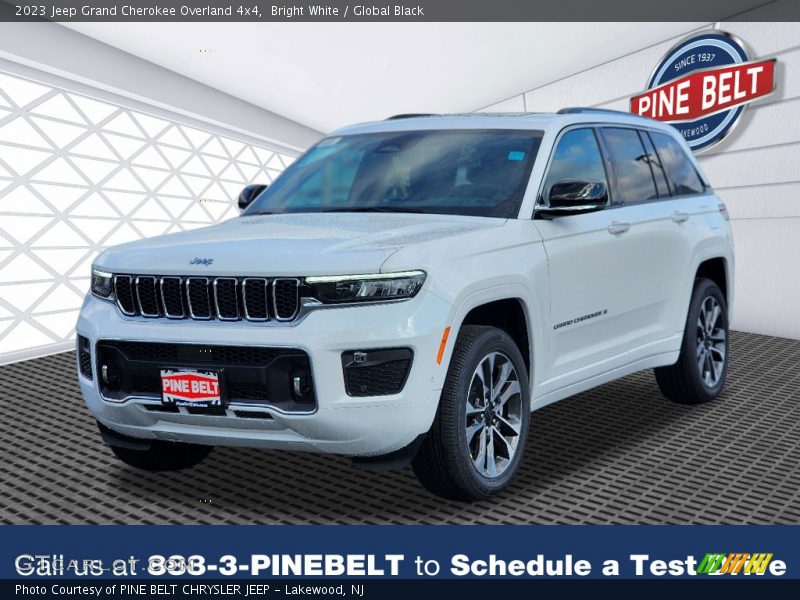 Bright White / Global Black 2023 Jeep Grand Cherokee Overland 4x4