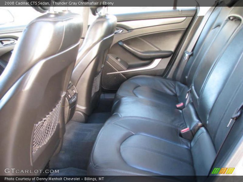 Thunder Gray Chromaflair / Ebony 2008 Cadillac CTS Sedan