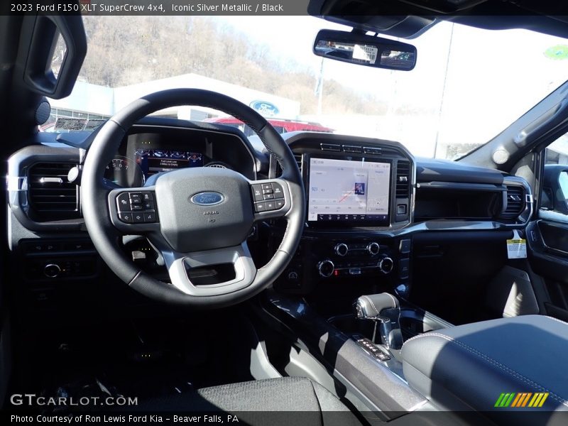 Iconic Silver Metallic / Black 2023 Ford F150 XLT SuperCrew 4x4