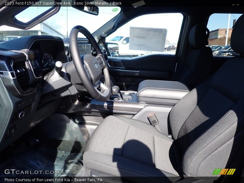 Iconic Silver Metallic / Black 2023 Ford F150 XLT SuperCrew 4x4
