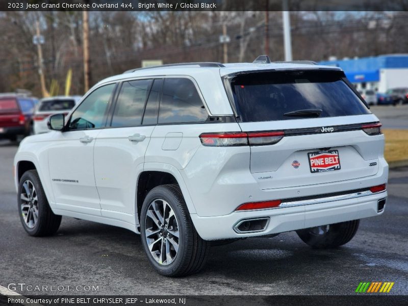 Bright White / Global Black 2023 Jeep Grand Cherokee Overland 4x4