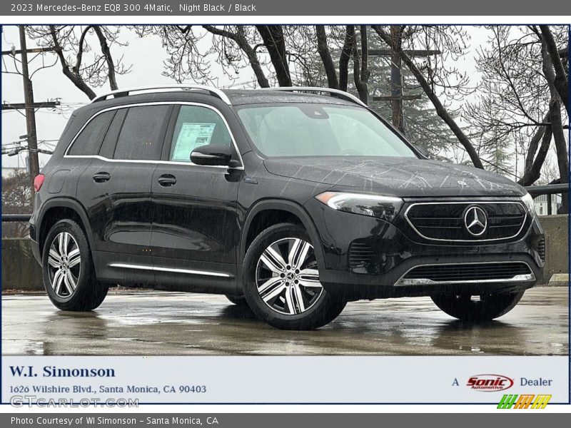 Night Black / Black 2023 Mercedes-Benz EQB 300 4Matic