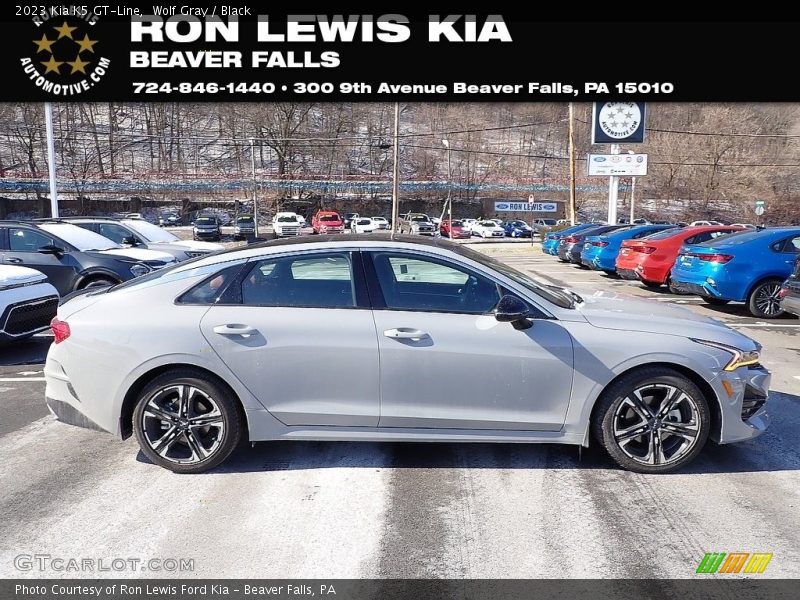 Wolf Gray / Black 2023 Kia K5 GT-Line