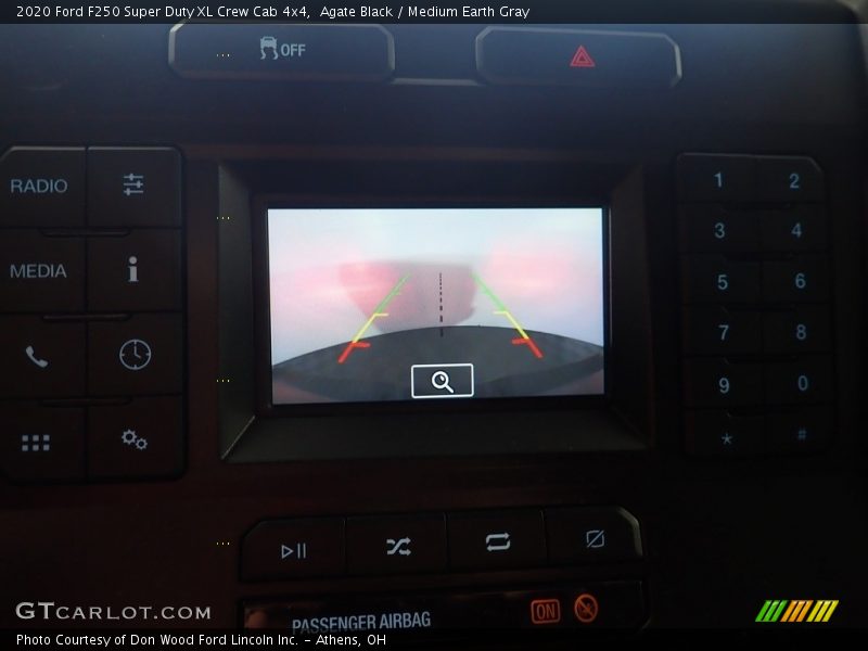 Agate Black / Medium Earth Gray 2020 Ford F250 Super Duty XL Crew Cab 4x4