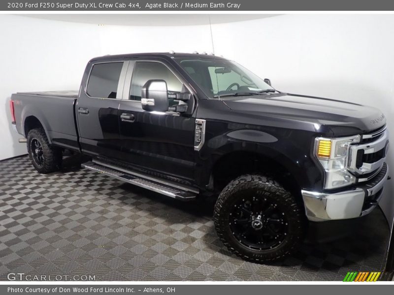Agate Black / Medium Earth Gray 2020 Ford F250 Super Duty XL Crew Cab 4x4