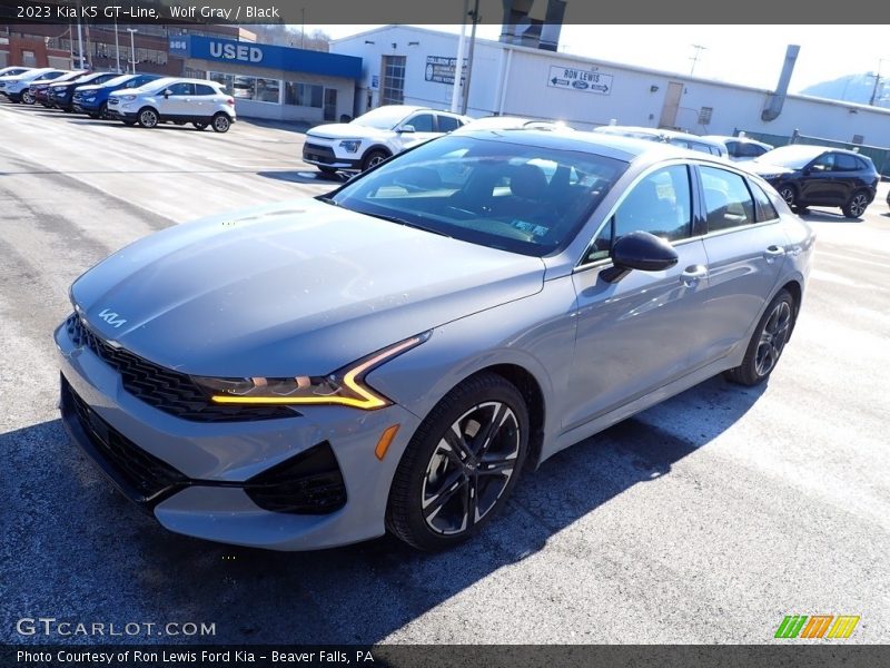 Wolf Gray / Black 2023 Kia K5 GT-Line