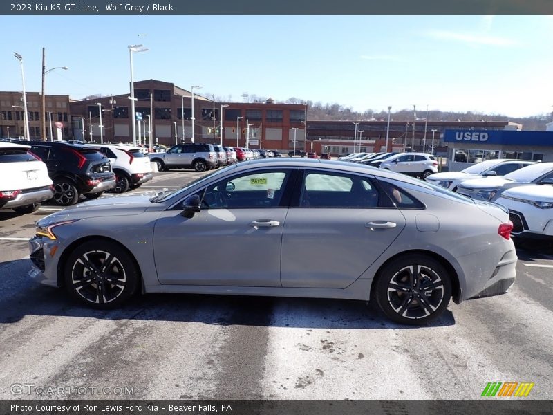 Wolf Gray / Black 2023 Kia K5 GT-Line