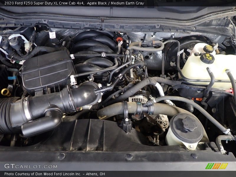 Agate Black / Medium Earth Gray 2020 Ford F250 Super Duty XL Crew Cab 4x4