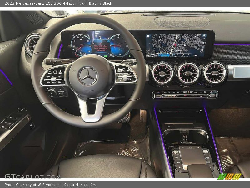 Dashboard of 2023 EQB 300 4Matic