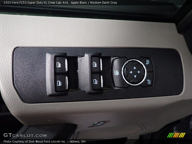Agate Black / Medium Earth Gray 2020 Ford F250 Super Duty XL Crew Cab 4x4