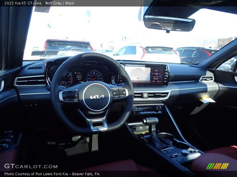 Wolf Gray / Black 2023 Kia K5 GT-Line