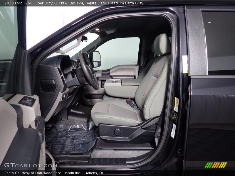 Agate Black / Medium Earth Gray 2020 Ford F250 Super Duty XL Crew Cab 4x4