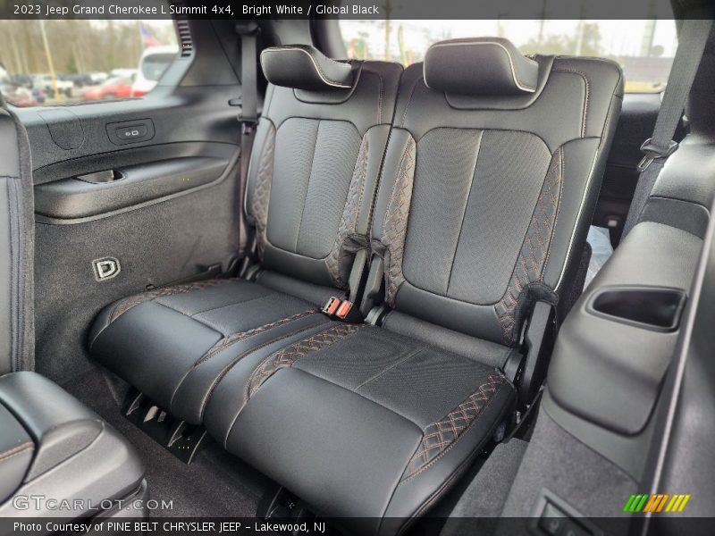 Rear Seat of 2023 Grand Cherokee L Summit 4x4