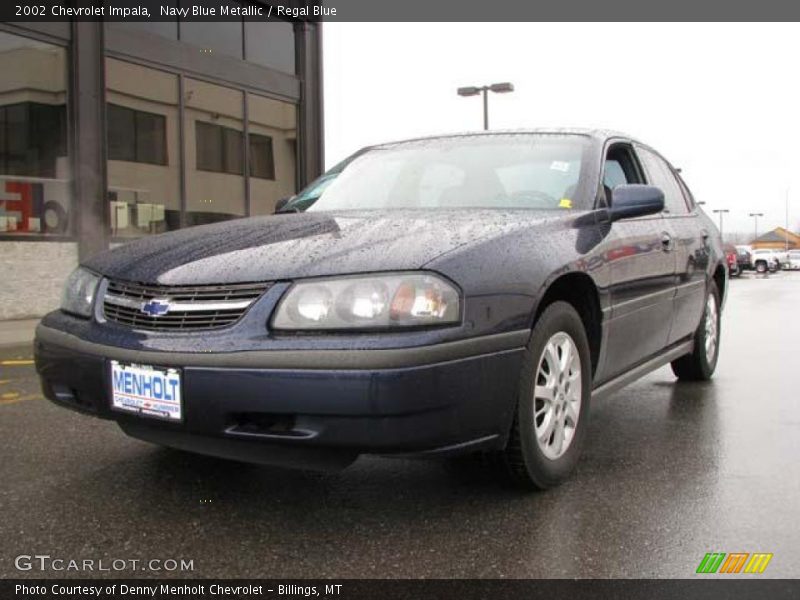 Navy Blue Metallic / Regal Blue 2002 Chevrolet Impala