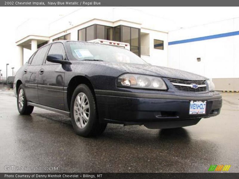 Navy Blue Metallic / Regal Blue 2002 Chevrolet Impala