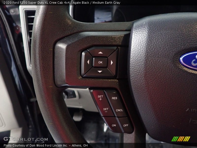 Agate Black / Medium Earth Gray 2020 Ford F250 Super Duty XL Crew Cab 4x4