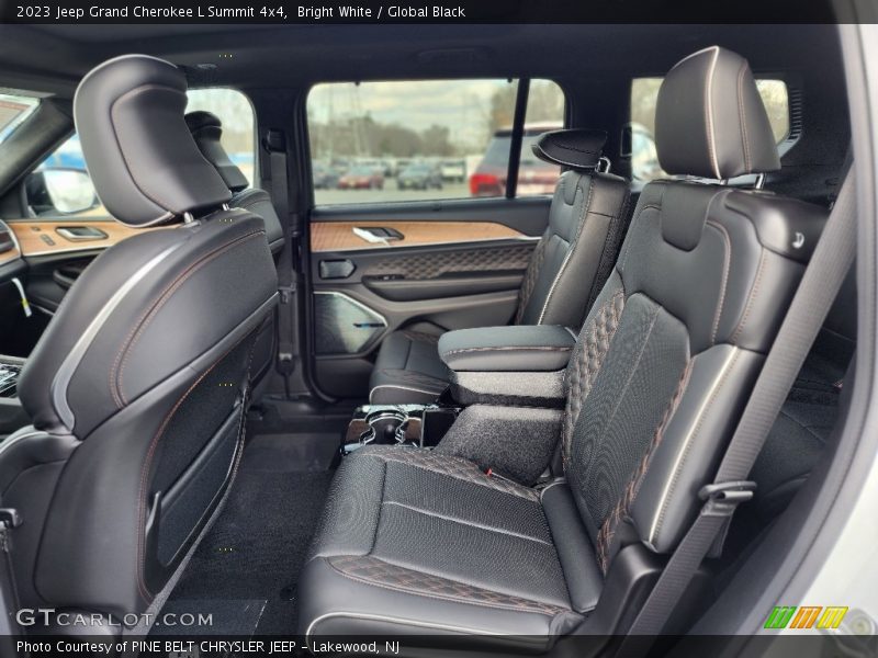 Rear Seat of 2023 Grand Cherokee L Summit 4x4