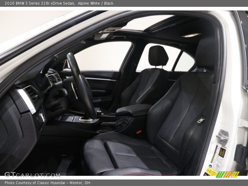 Alpine White / Black 2016 BMW 3 Series 328i xDrive Sedan