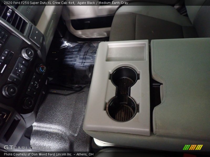 Agate Black / Medium Earth Gray 2020 Ford F250 Super Duty XL Crew Cab 4x4