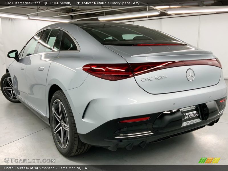 Cirrus Silver Metallic / Black/Space Gray 2023 Mercedes-Benz EQE 350+ Sedan
