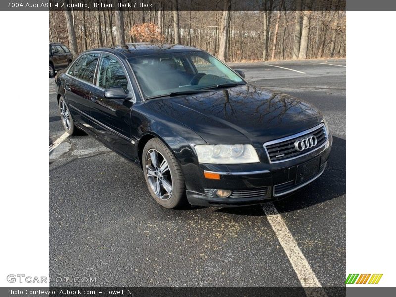 Brilliant Black / Black 2004 Audi A8 L 4.2 quattro