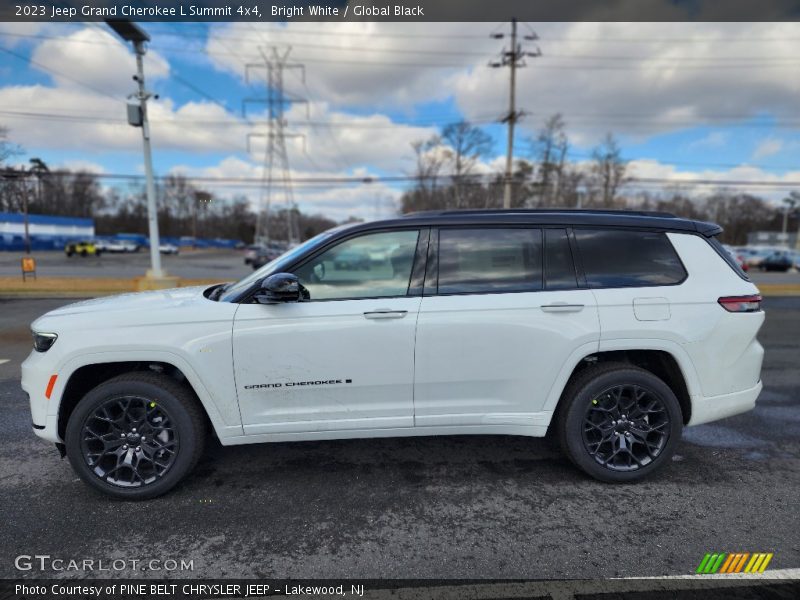Bright White / Global Black 2023 Jeep Grand Cherokee L Summit 4x4
