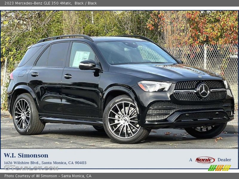 Black / Black 2023 Mercedes-Benz GLE 350 4Matic